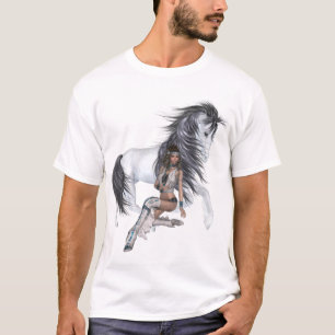 T-shirt Princesse et Chemise Stallion d'Amérique