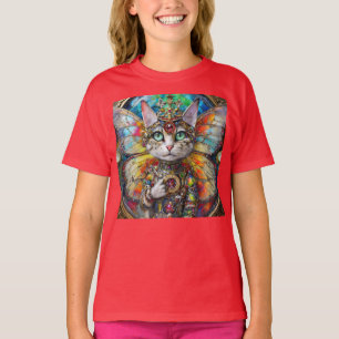 T-shirt Princesse Kitty Chat de la Brigade des papillons