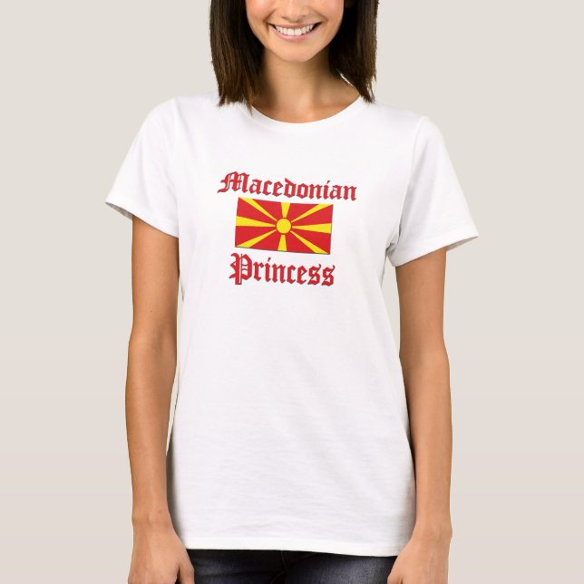 T-shirt Princesse macédonienne (Devant)