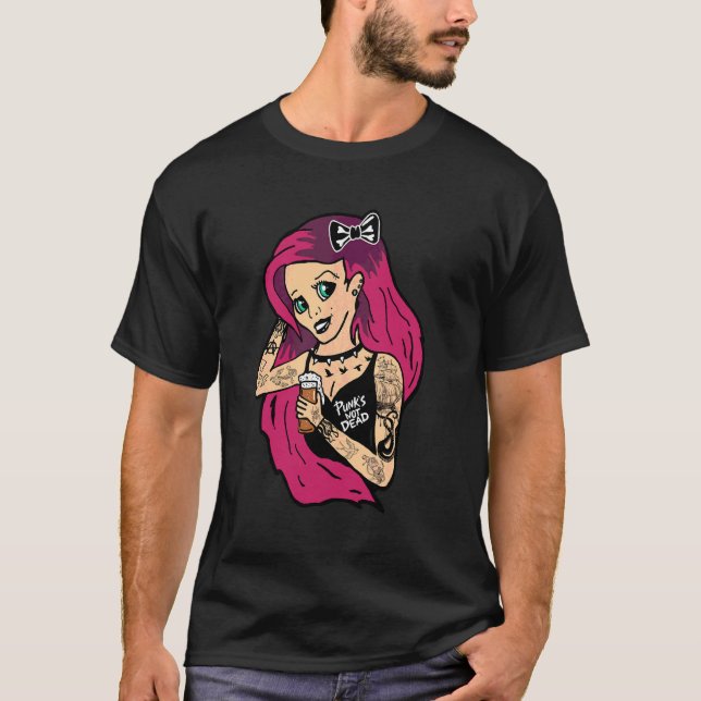 T-shirt Princesse Punk Rock (Devant)