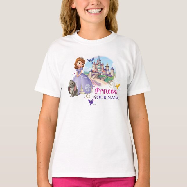 T-shirt Princesse Sofia personnalisée (Devant)