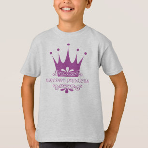 T-shirt Princesse suédoise Pretty dans la petite fille