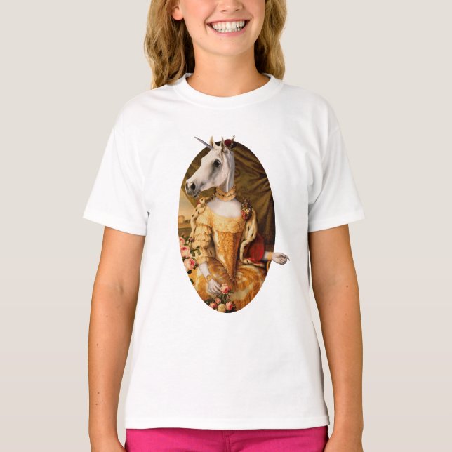 T-shirt Princesse Unicorn (Devant)