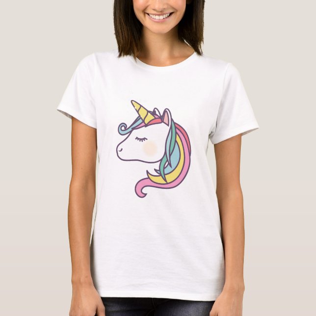 T-shirt Princesse Unicorn (Devant)