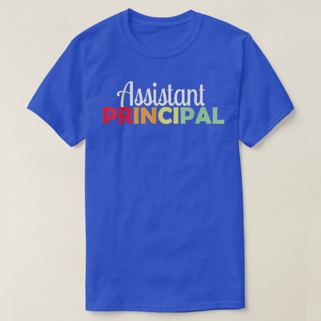 T-shirt Principal adjoint 10 (Design devant)