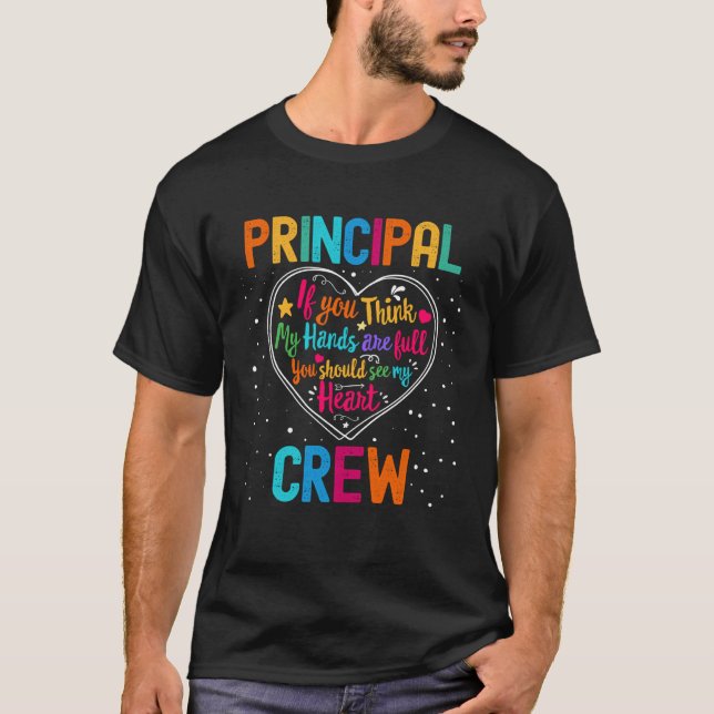 T-shirt Principal Crew Appreciation Week Back to School He (Devant)