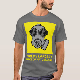 T-shirt Principale source de gaz naturel dans le monde 32