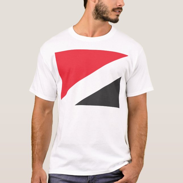 T-shirt Principauté de drapeau de Sealand (Devant)