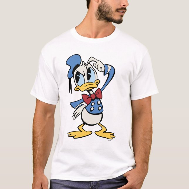 T-shirt Principaux raccourcis Mickey | Donald Thinking (Devant)