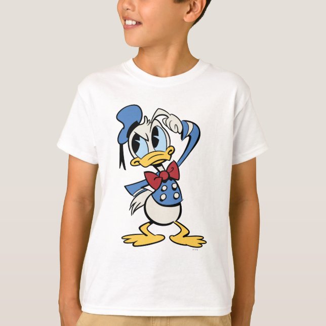 T-shirt Principaux raccourcis Mickey | Donald Thinking (Devant)