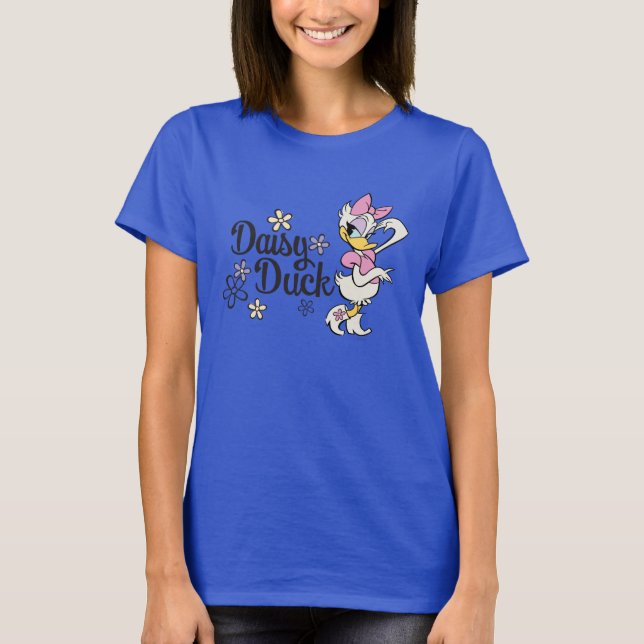 T-shirt Principaux raccourcis Mickey | Fleurs marguerites (Devant)