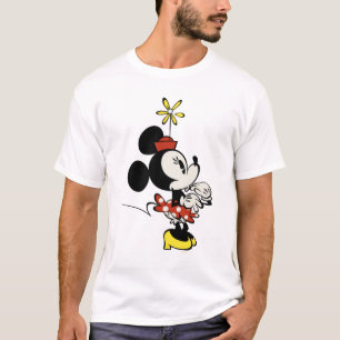 T-shirt Principaux raccourcis Mickey   Minnie main à face