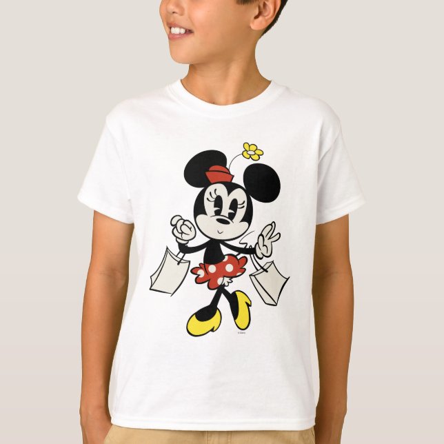 T-shirt Principaux raccourcis Mickey | Minnie Shopping (Devant)