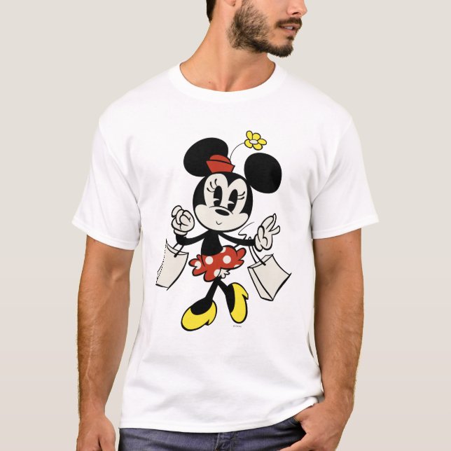 T-shirt Principaux raccourcis Mickey | Minnie Shopping (Devant)