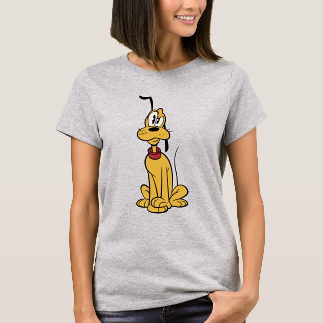T-shirt Principaux raccourcis Mickey | Pluto (Devant)