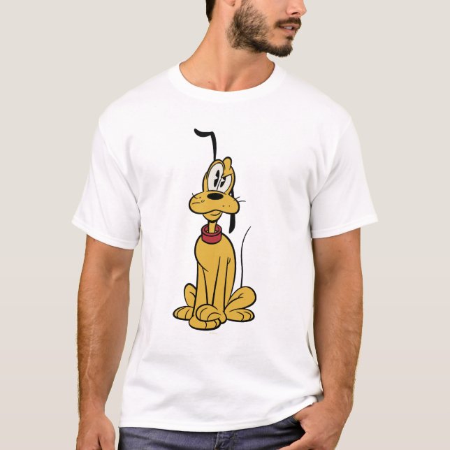 T-shirt Principaux raccourcis Mickey | Pluto (Devant)