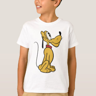 T-shirt Principaux raccourcis Mickey Profil côté Pluto