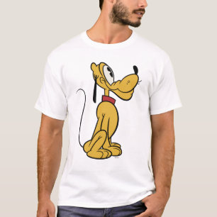 T-shirt Principaux raccourcis Mickey Profil côté Pluto