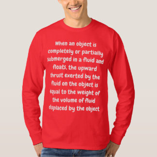 T-shirt Principe d'Archimède
