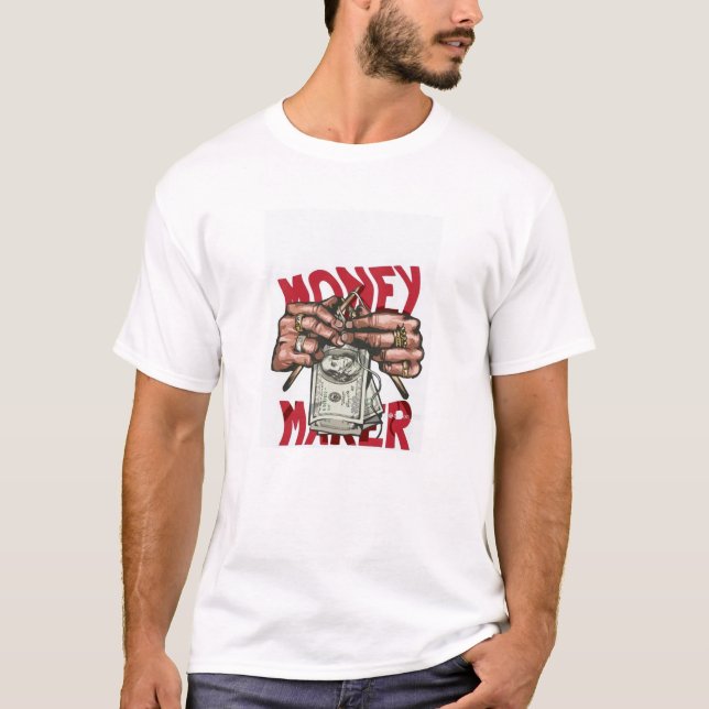T-shirt printad blanche T shsrt (Devant)