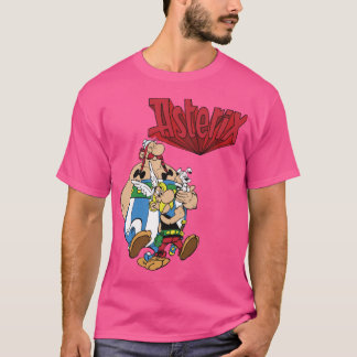 T-shirt Printed Gallic Adventures Video Game Asteri Printe
