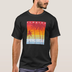 T-shirt Printemps 2023 Floride Palm Trees Artwork