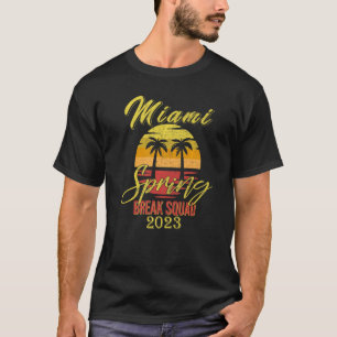 T-shirt Printemps 2023 Pause Miami Summer Vacation Beach