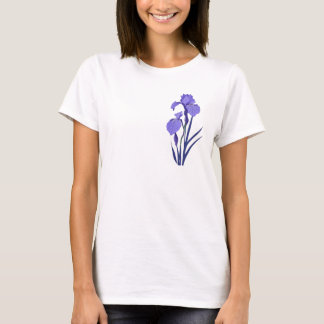 T-shirt Printemps 42 fleurs, dessin à trait, minimaliste, 