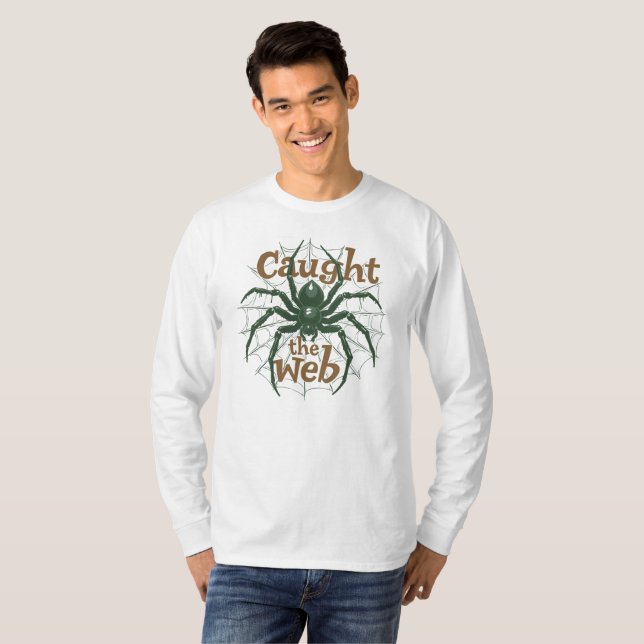 T-shirt Pris dans le Web (Devant entier)
