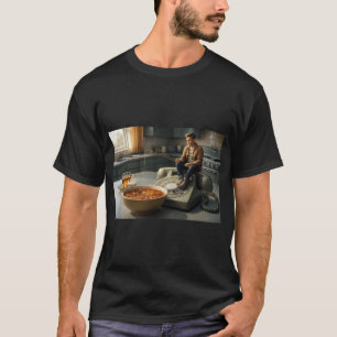 T-shirt Prise à l'hameçon – Illustration d'un poisson sur