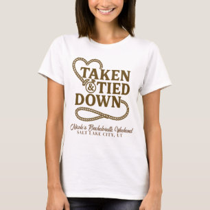 T-shirt Prise & Attachée Bachelorette Western Country 