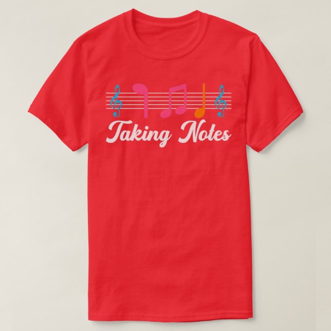 T-shirt Prise de notes (Design devant)