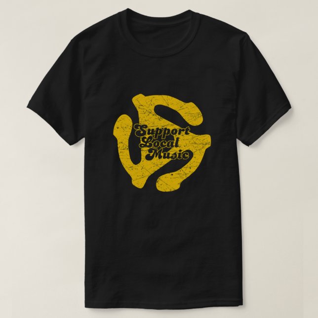 T-shirt Prise en charge de la musique locale  (Design devant)