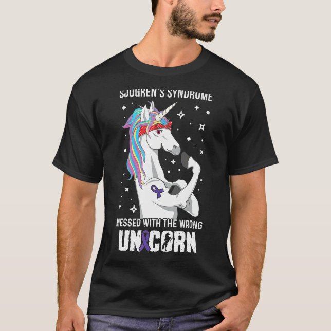T-shirt Prise En Charge De La Sensibilisation Au Syndrome  (Devant)