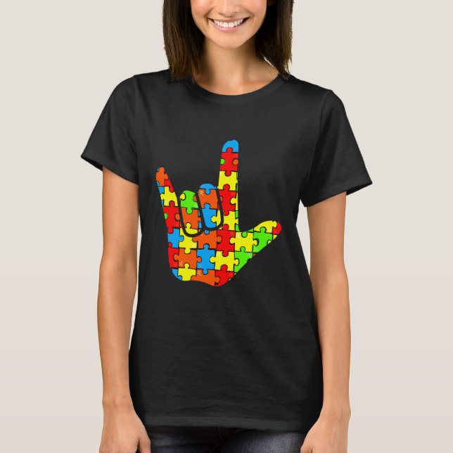 T-shirt Prise en charge de la Sensibilisation sur l'autism (Devant)