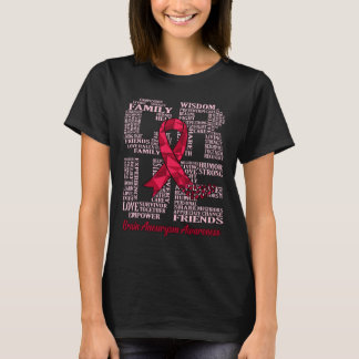 T-shirt Prise en charge du mois du ruban pour la sensibili