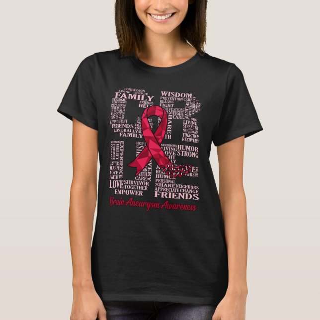 T-shirt Prise en charge du mois du ruban pour la sensibili (Devant)
