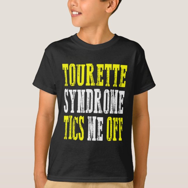 T-shirt Prise en charge du syndrome de la tourette de sens (Devant)
