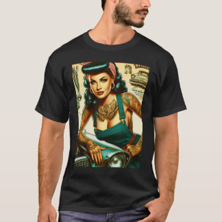 T-shirt Prise mécanique à chaud