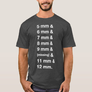 T-shirt Prise perdue de 10 mm