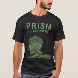 T-shirt PRISME - tout l'oeil voyant - vert