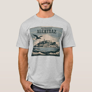 T-shirt Prison de l'Île d'Alcatraz San Francisco Voyage Ré
