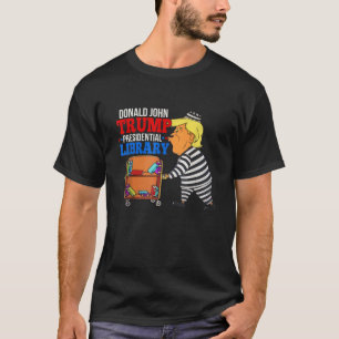 T-shirt Prison Trump Presidential Library Anti Trump 2022