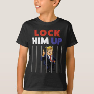 T-shirt Prison Trump Shirt - Verrouillez-le - Anti Trump