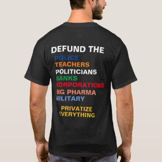 T-SHIRT PRIVATISEZ TOUT CE CHEMI
