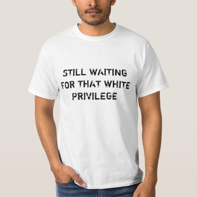 T-shirt Privilège blanc (Devant)