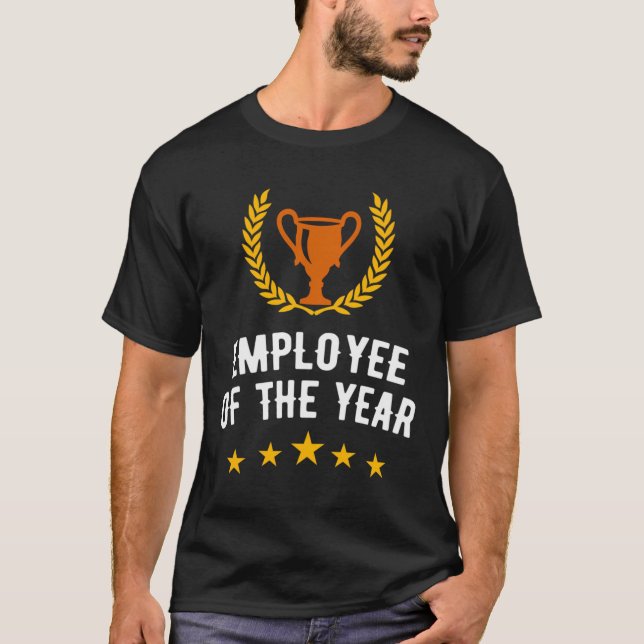 T-shirt Prix de l'employé de l'année (Devant)