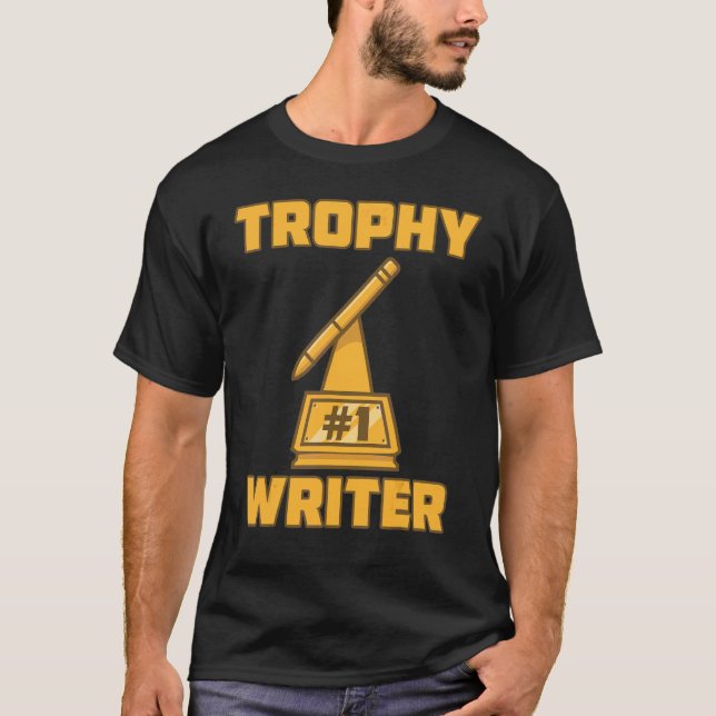 T-shirt Prix Trophée Writer Prix de participation gagnant  (Devant)