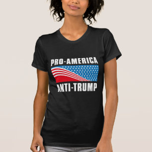 T-shirt Pro-America Anti-Trump