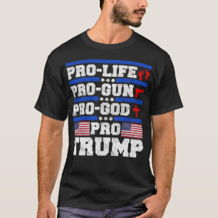 T-shirt Pro atout de pro Dieu anti-avortement d'arme à fe